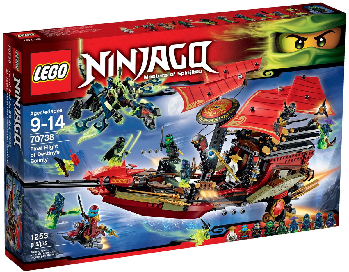 LEGO Ninjago 70738 Der letzte Flug des Ninja-Flugseglers