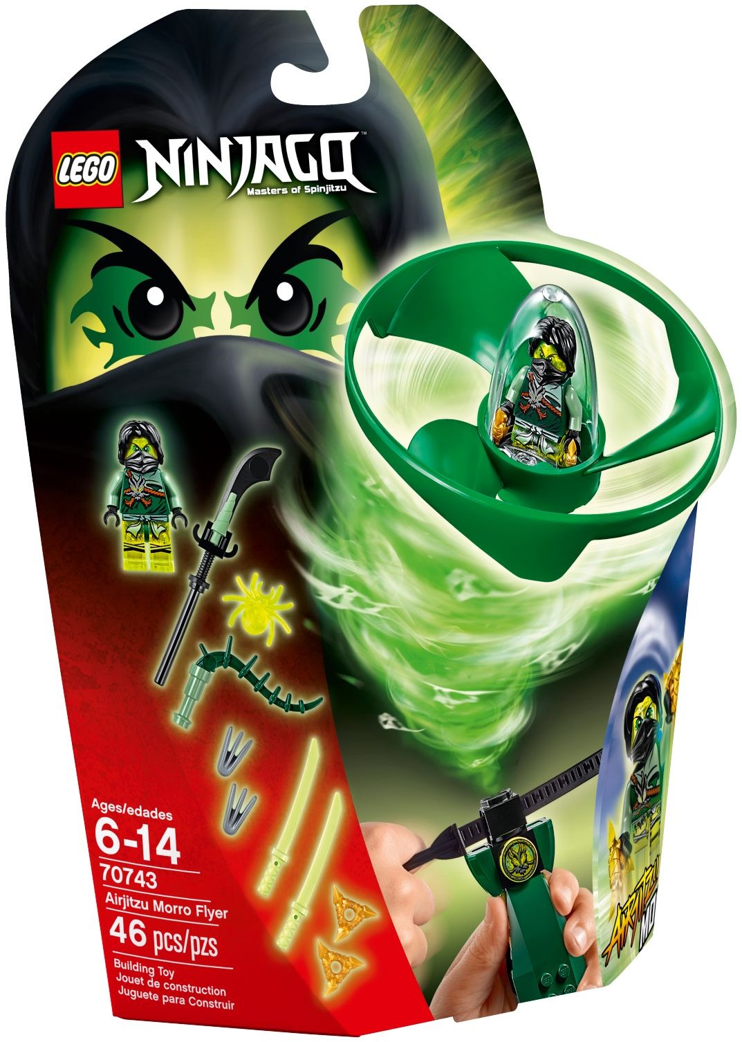 LEGO Ninjago 70743 Airjitzu Moro Flieger