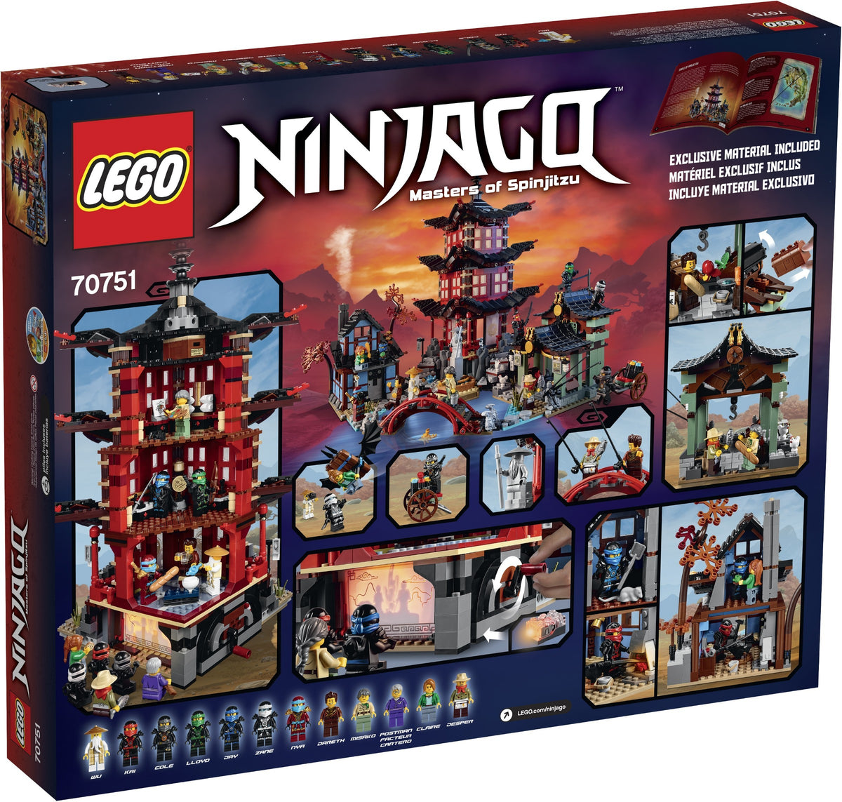 LEGO Ninjago 70751 Tempel des Airjitzu