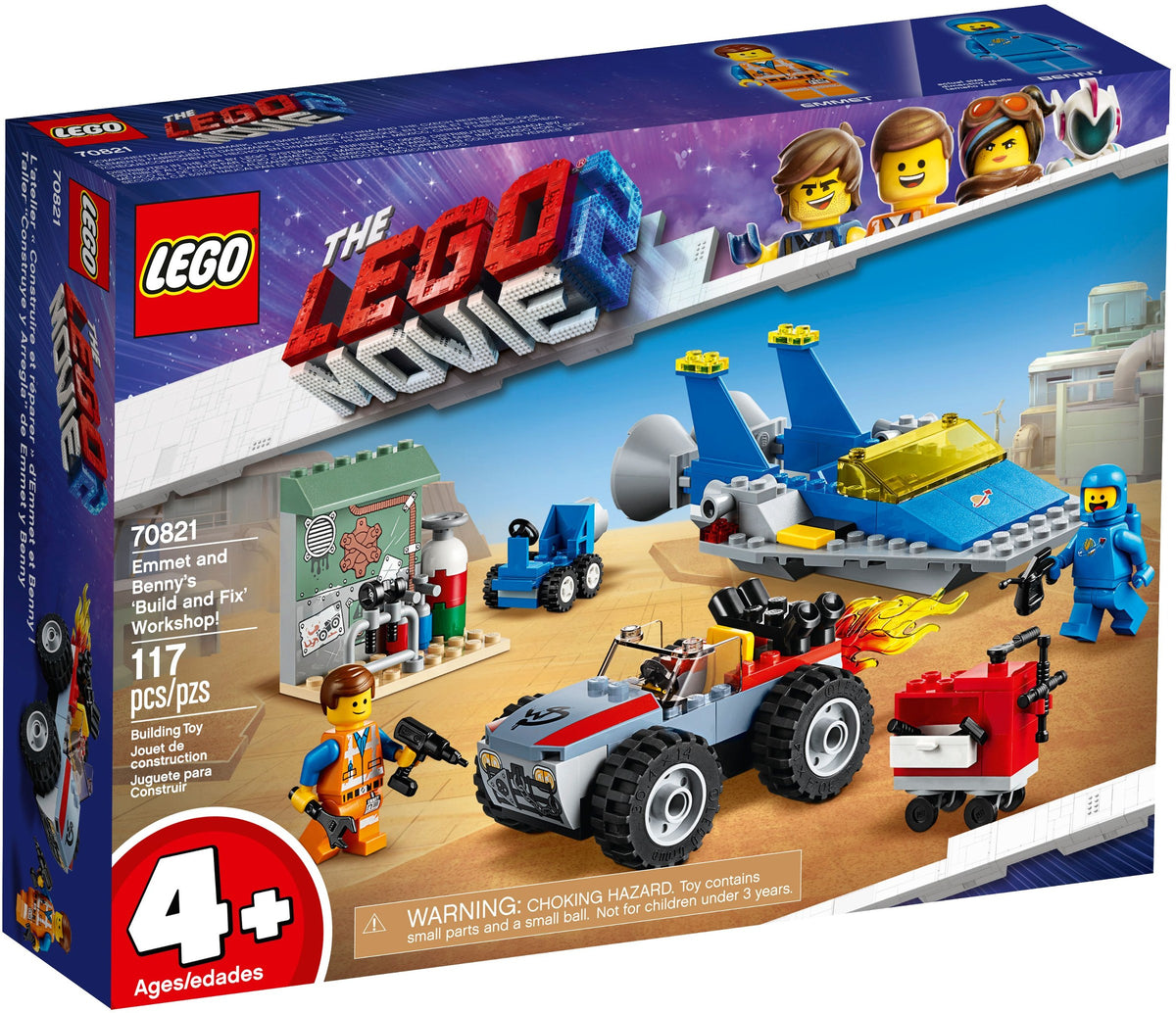 LEGO The Lego Movie 2 70821 Emmets und Bennys Bau- und Reparaturwerkstatt!