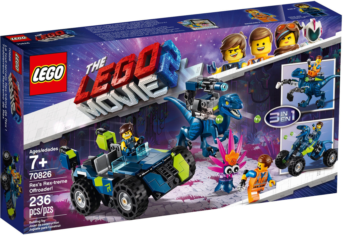 LEGO The Lego Movie 2 70826 Rex&#39; „Rextremes“ Offroad-Fahrzeug