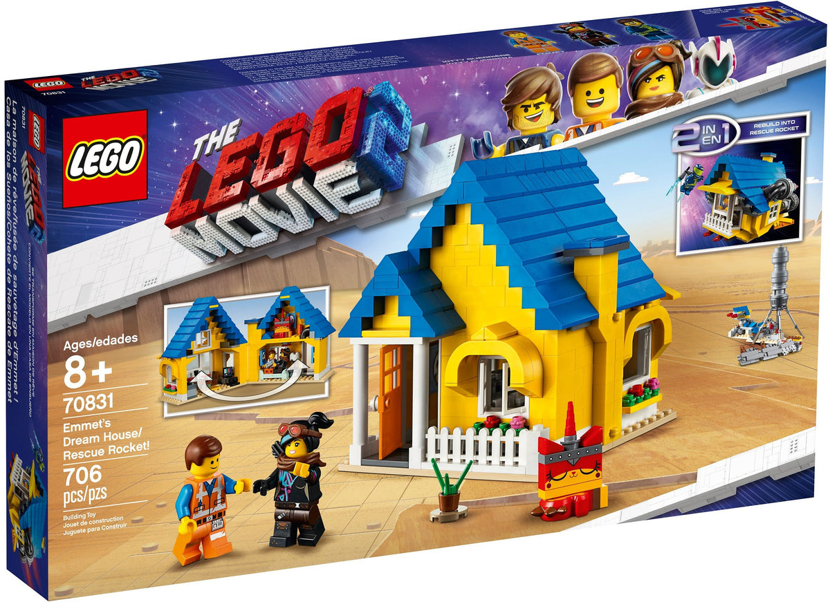 LEGO The Lego Movie 2 70831 Emmets Traumhaus/Rettungsrakete!
