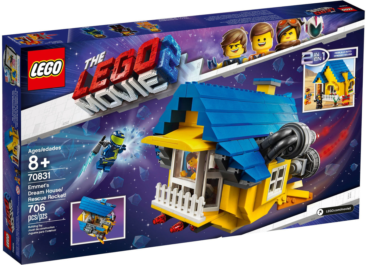LEGO The Lego Movie 2 70831 Emmets Traumhaus/Rettungsrakete!