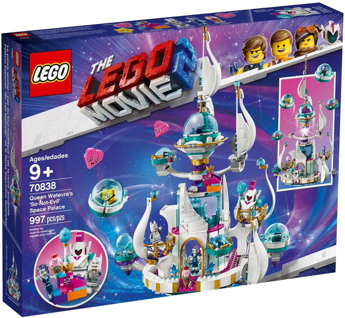LEGO The Lego Movie 2 - 70838 Königin Wasimma Si Willis „gar nicht böser“ Space-Tempel