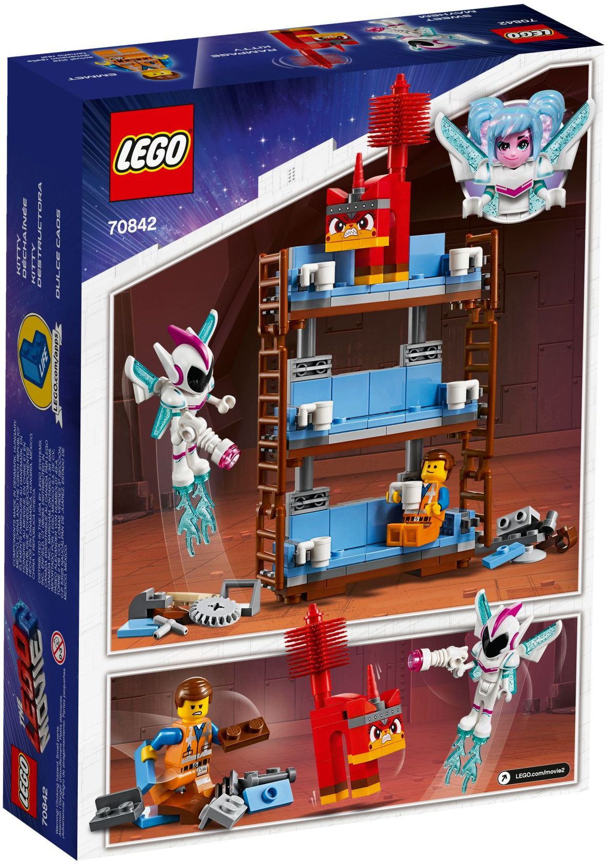 LEGO The Lego Movie 2 - 70842 Emmets Dreifachdecker-Couch Roboter