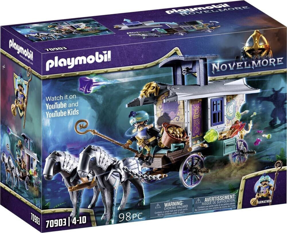 PLAYMOBIL 70903 Novelmore Violet Vale - Händlerkutsche