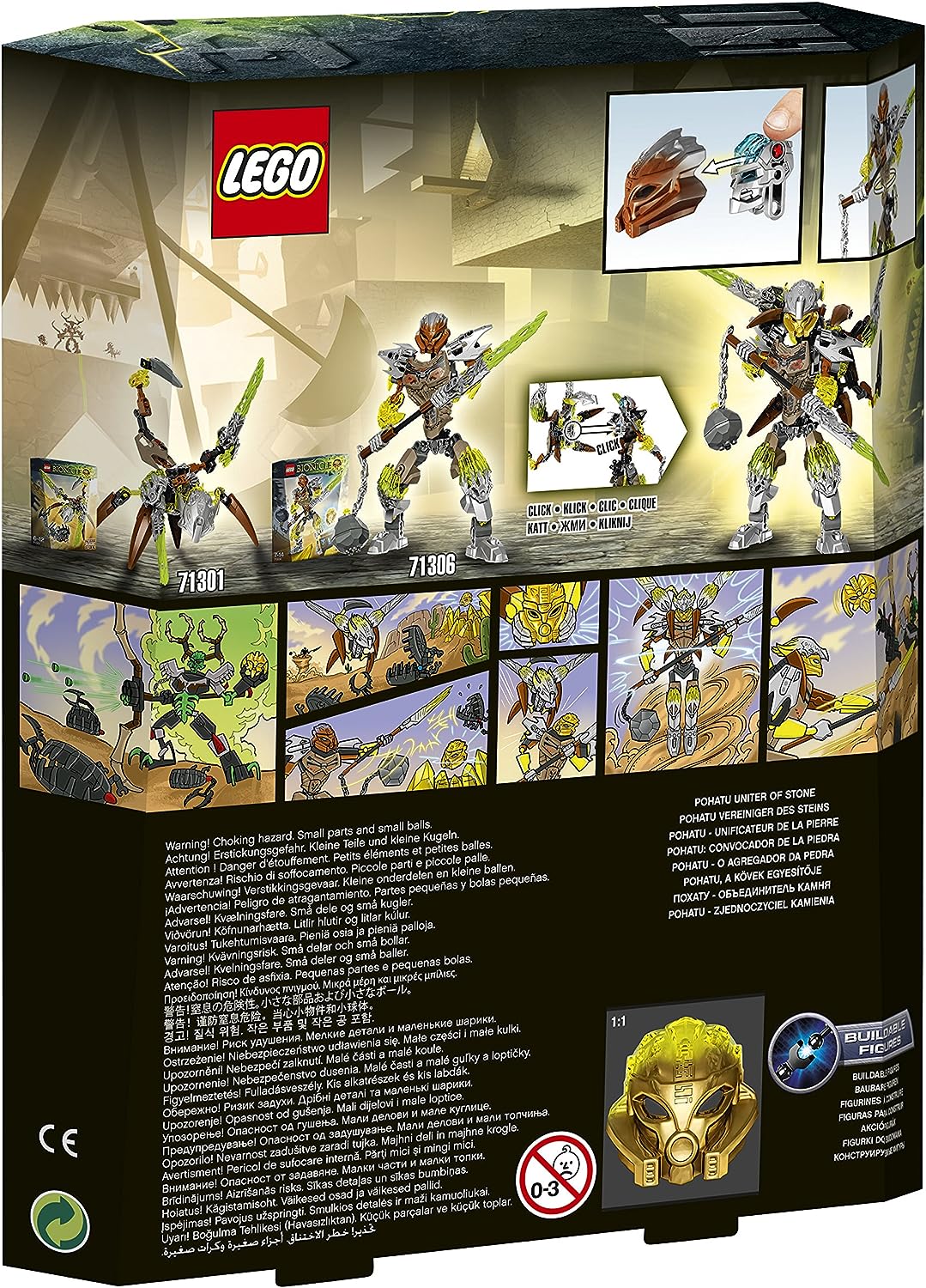 LEGO Bionicle 71306 Pohatu Vereiniger des Steins