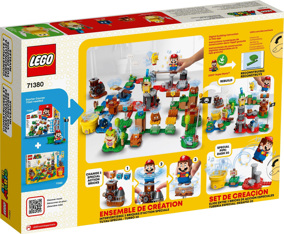 LEGO Super Mario 71380 Baumeister-Set für eigene Abenteuer