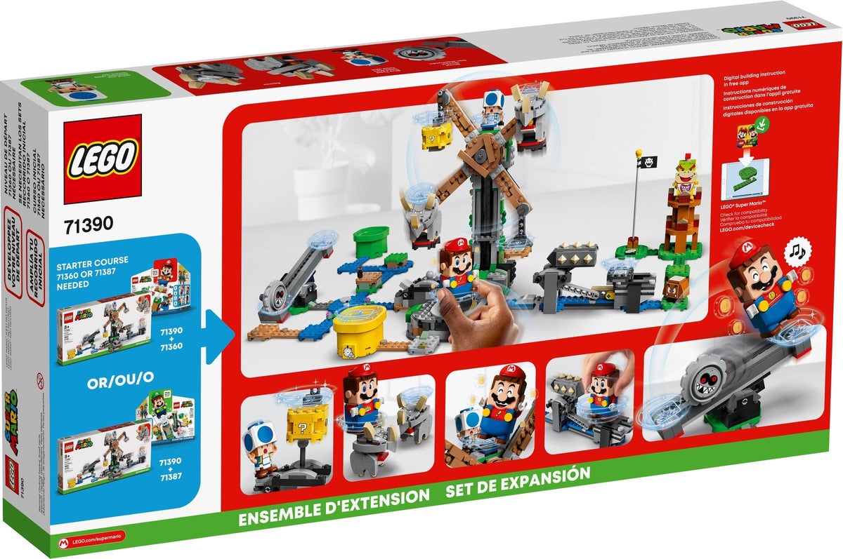 LEGO Super Mario 71390 Reznors Absturz
