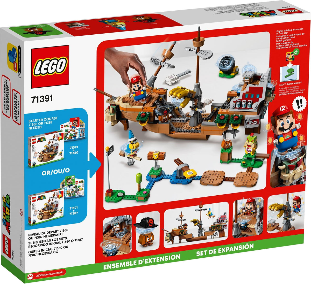 LEGO Super Mario 71391 Bowsers Luftschiff