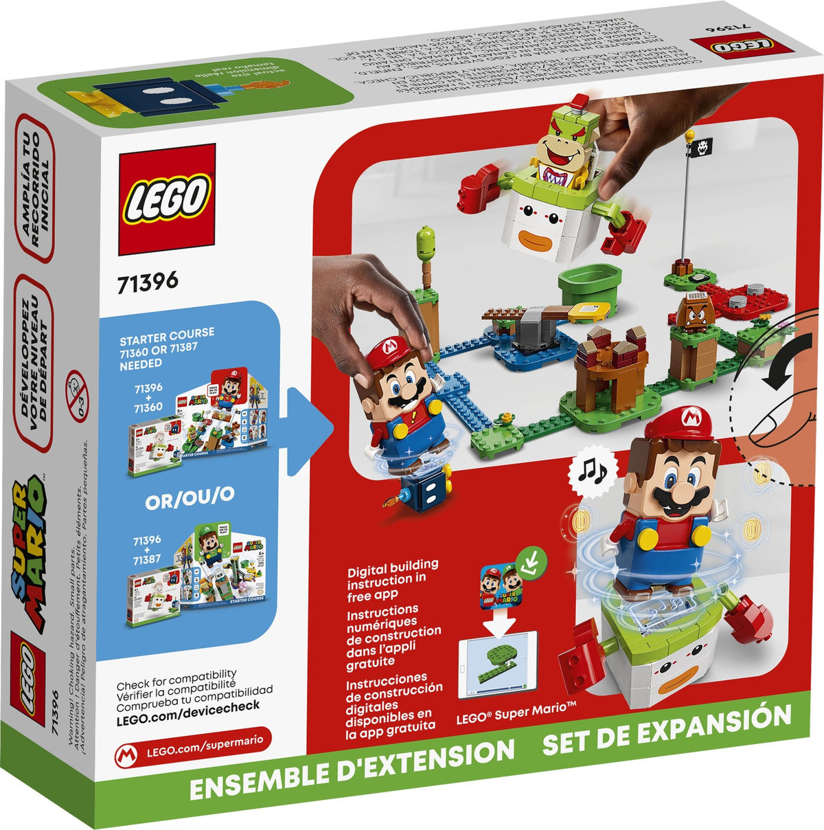 LEGO Super Mario 71396 Bowser Jr‘s Clown Kutsche