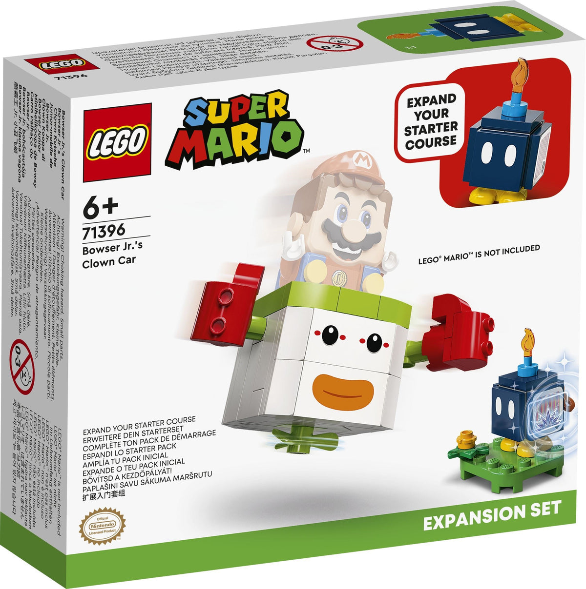 LEGO Super Mario 71396 Bowser Jr‘s Clown Kutsche