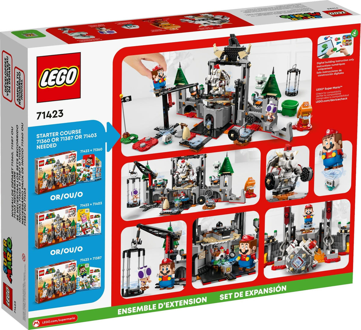 LEGO Super Mario 71423 Knochen-Bowsers Festungsschlacht