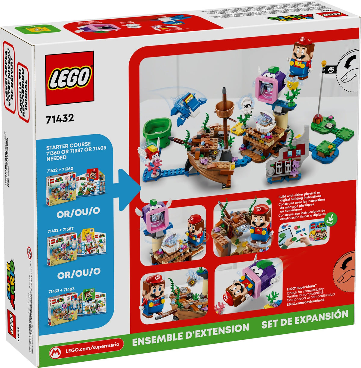 LEGO Super Mario 71432 Dorrie und das versunkene Schiff