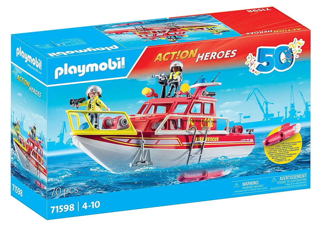 PLAYMOBIL 71598 Feuerlöschboot