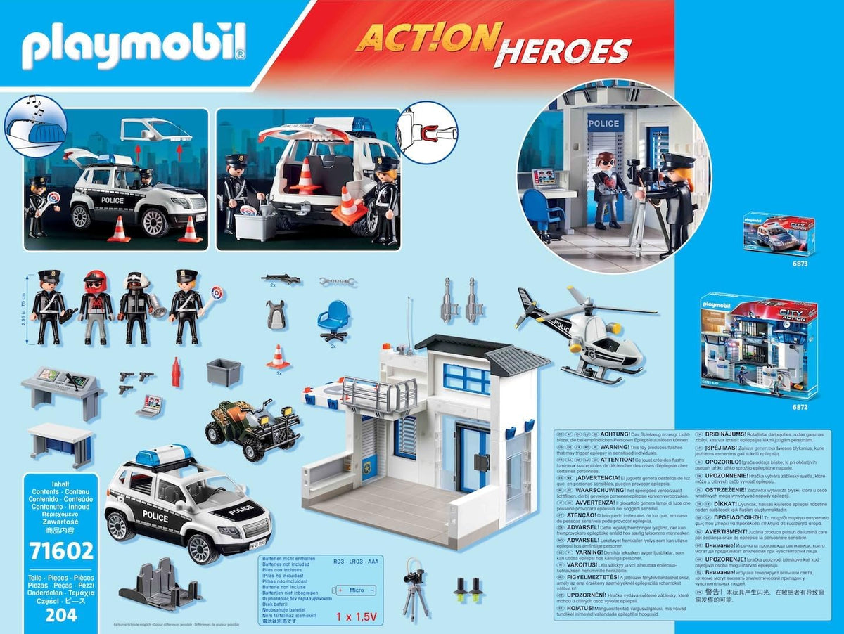 PLAYMOBIL 71602 Action Heroes Polizeistation