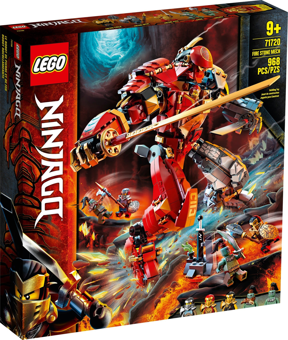 LEGO Ninjago 71720 Feuer-Stein-Mech