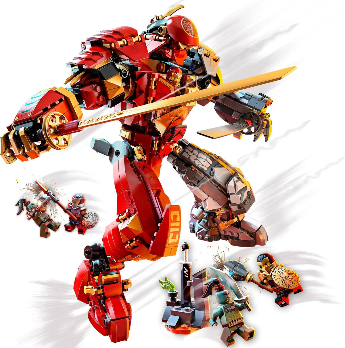 LEGO Ninjago 71720 Feuer-Stein-Mech