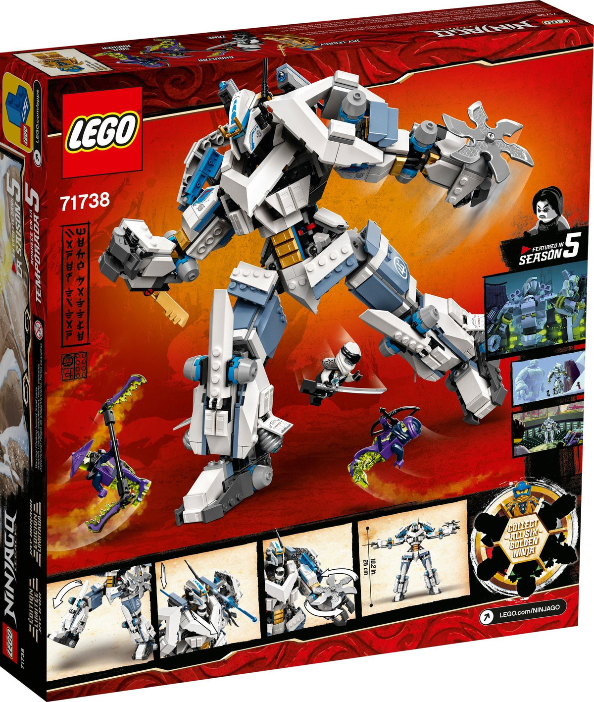 LEGO Ninjago 71738 Zanes Titan-Mech
