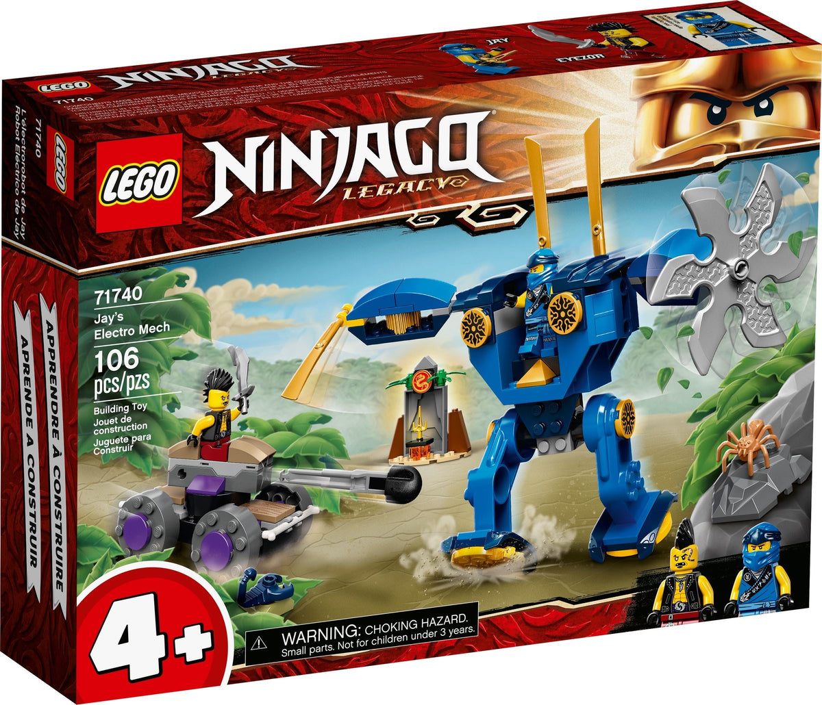 LEGO Ninjago 71740 Jays Elektro-Mech