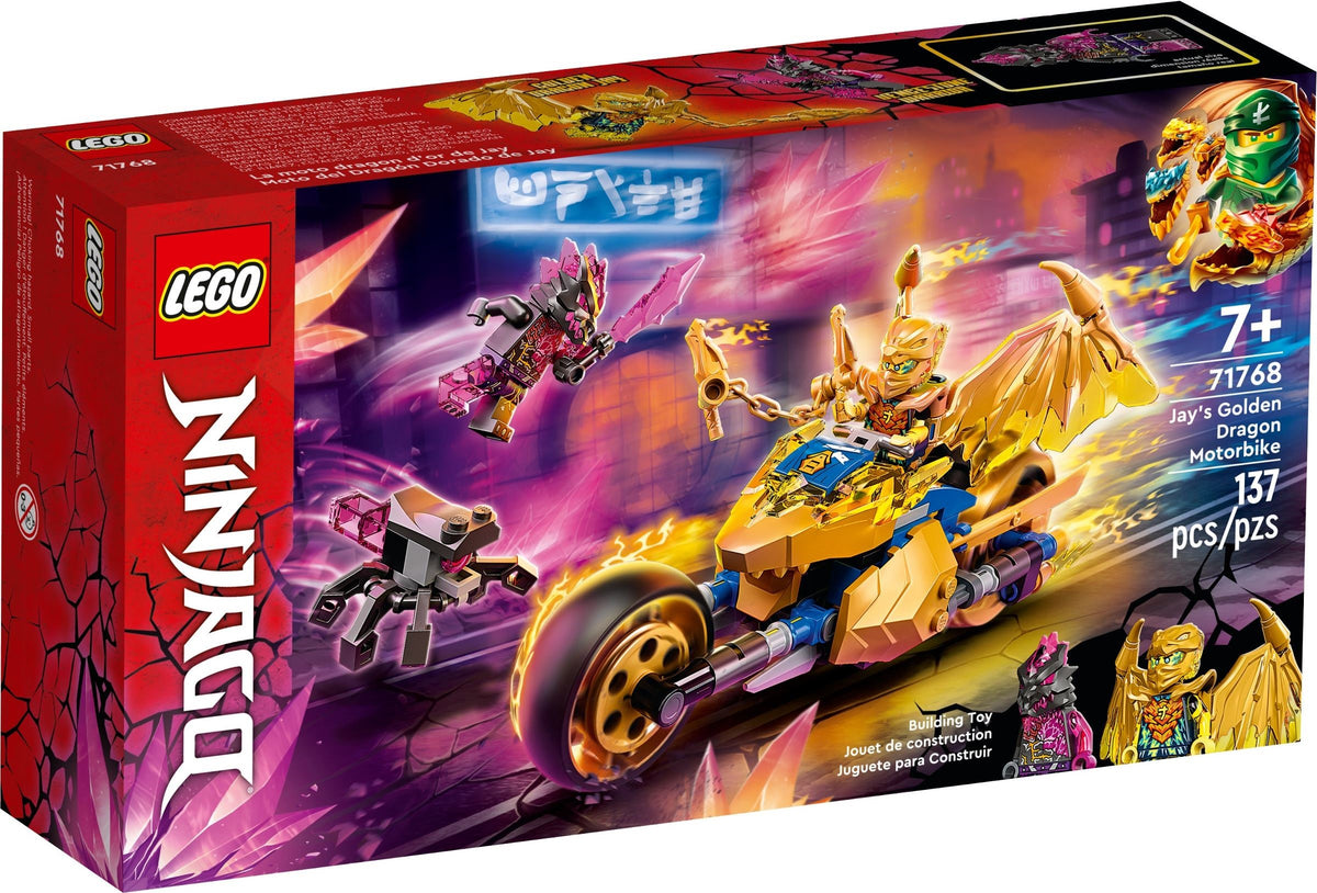 LEGO Ninjago 71768 Jays Golddrachen-Motorrad