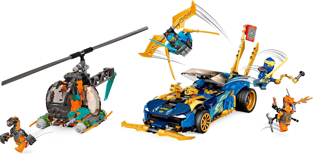 LEGO Ninjago 71776 Jays und Nyas Rennwagen EVO