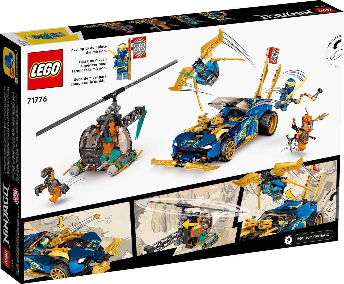 LEGO Ninjago 71776 Jays und Nyas Rennwagen EVO