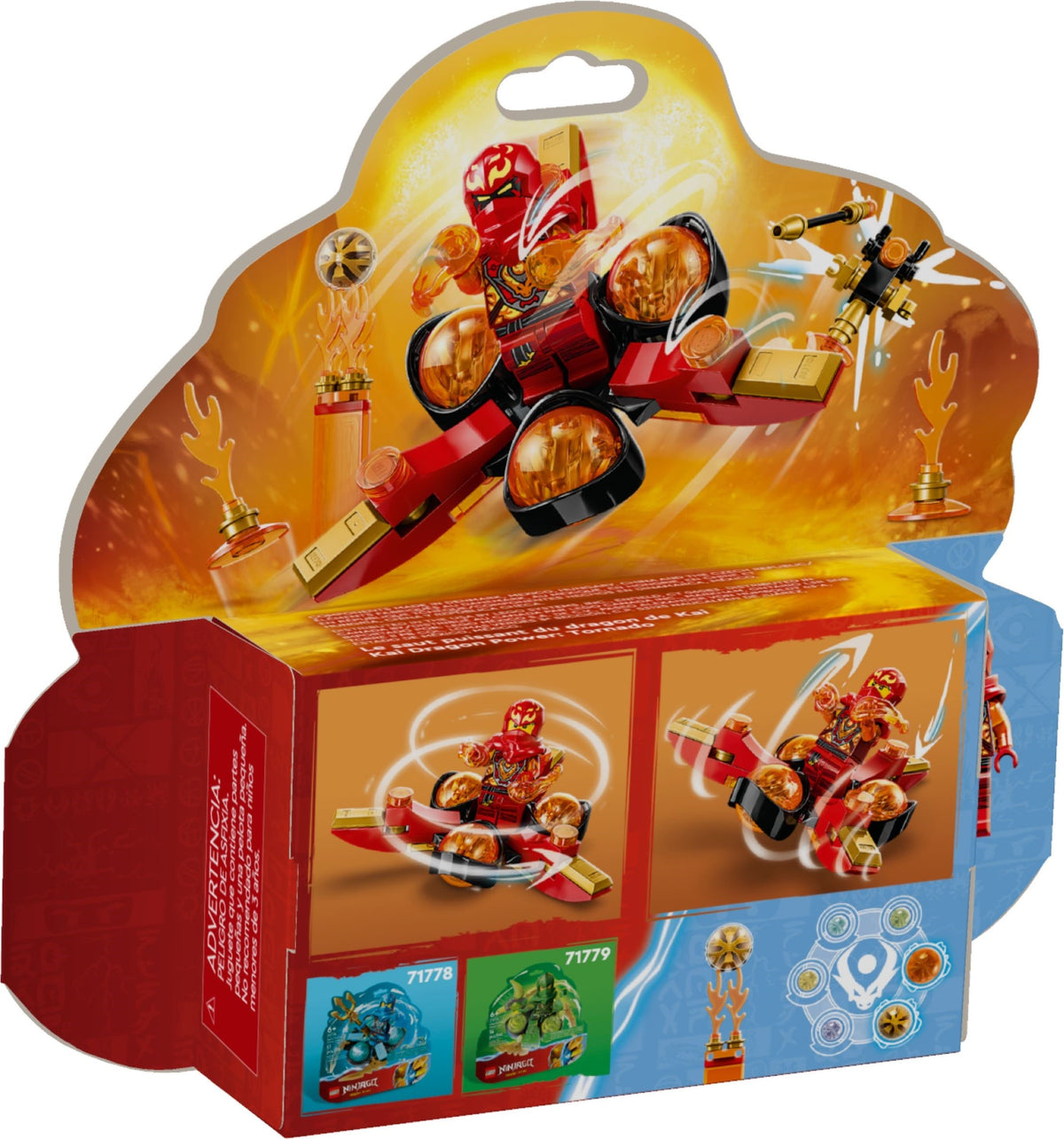LEGO Ninjago 71777 Kais Drachenpower-Spinjitzu-Flip