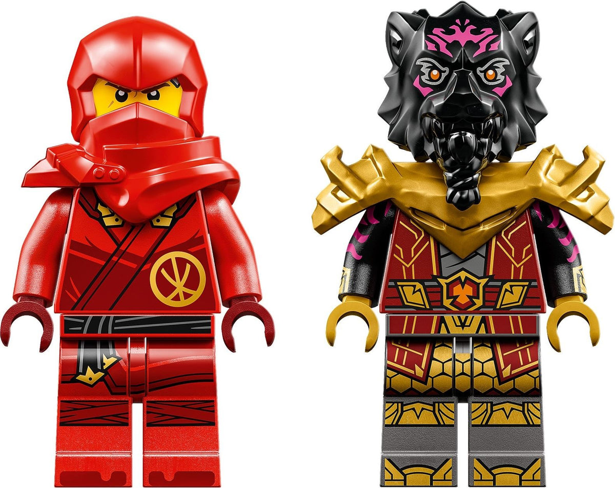 LEGO Ninjago 71789 Verfolgungsjagd mit Kais Flitzer und Ras‘ Motorrad