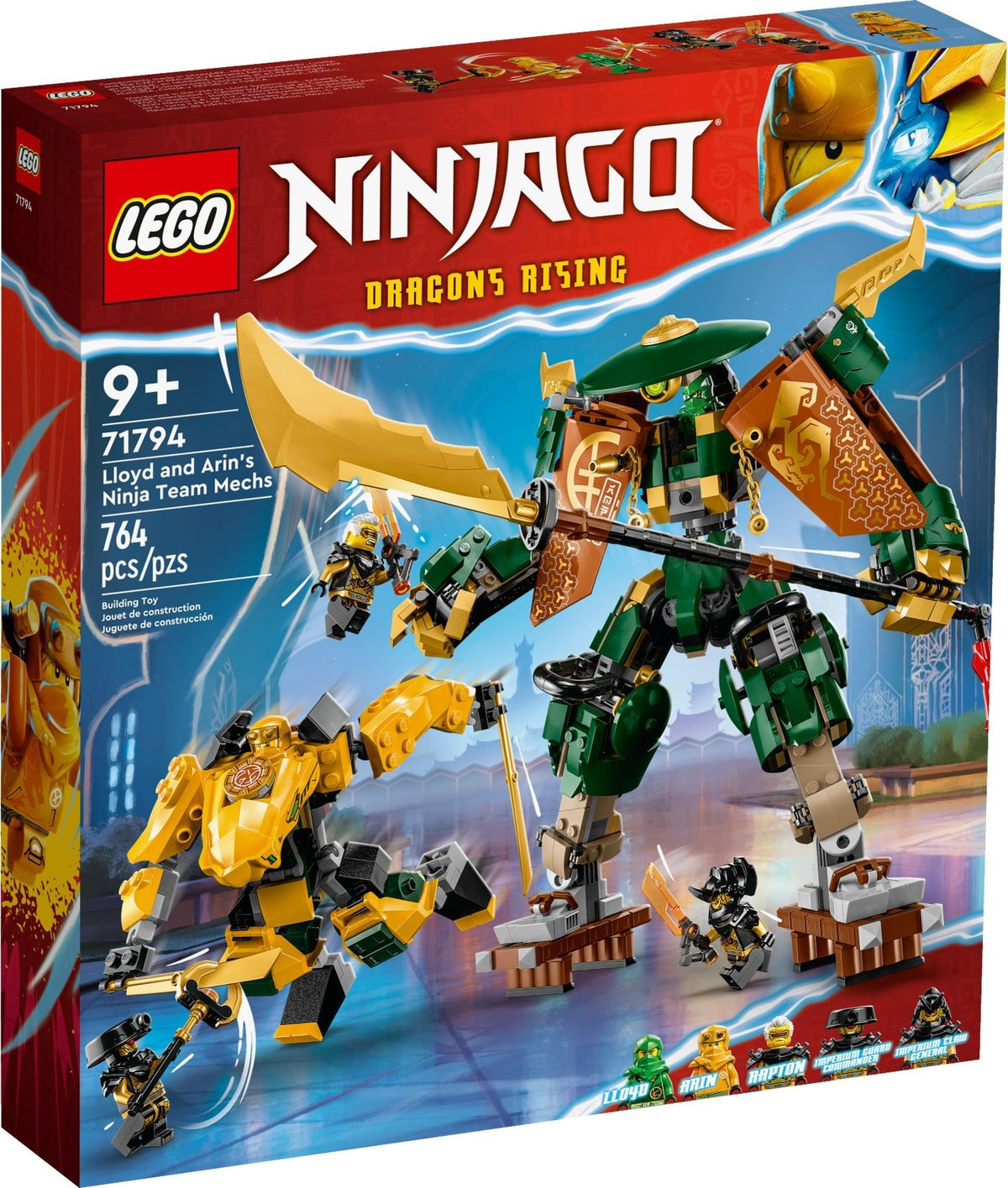 LEGO Ninjago 71794 Lloyds und Arins Training-Mechs
