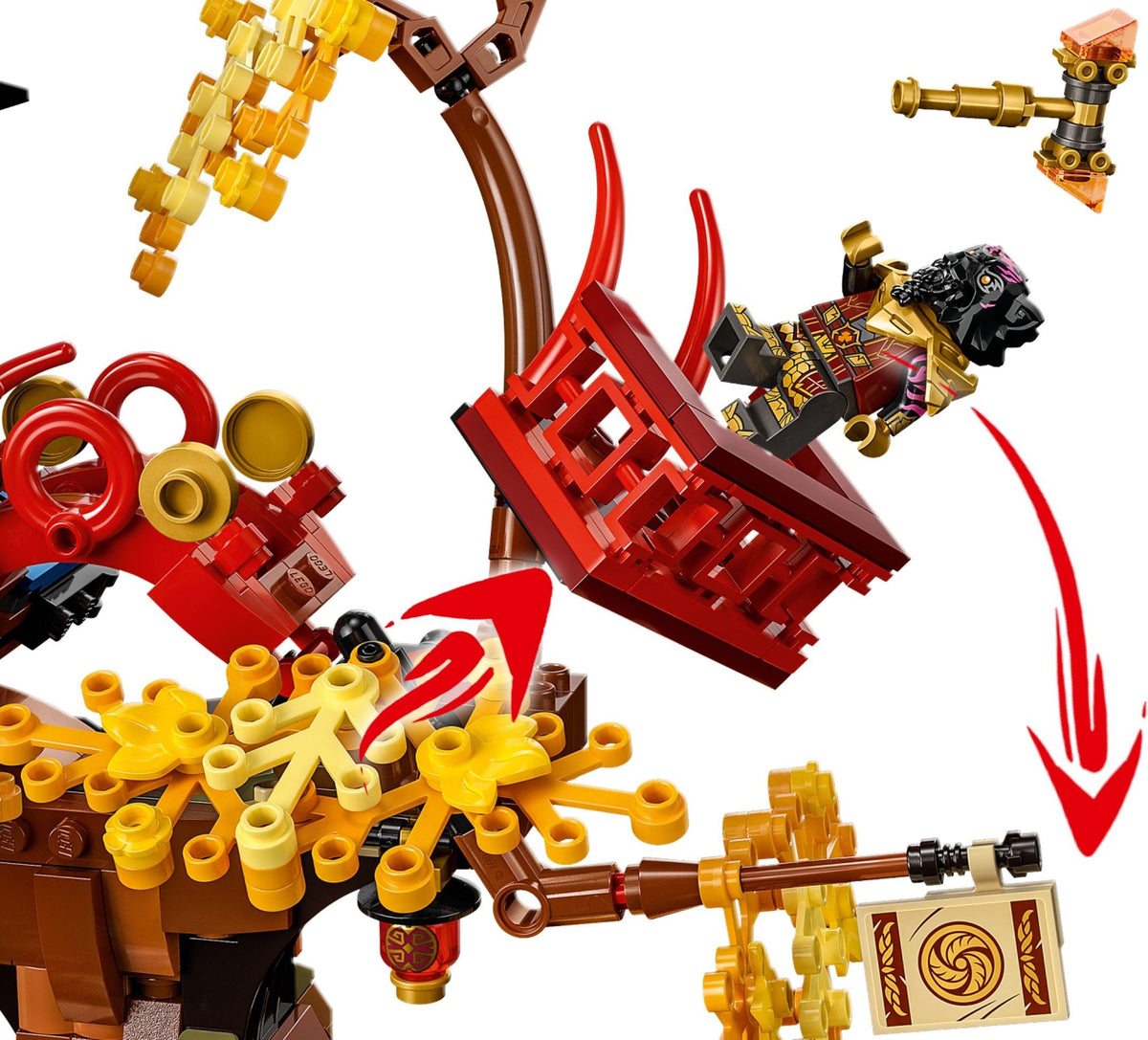 LEGO Ninjago 71795 Tempel der Drachenpower