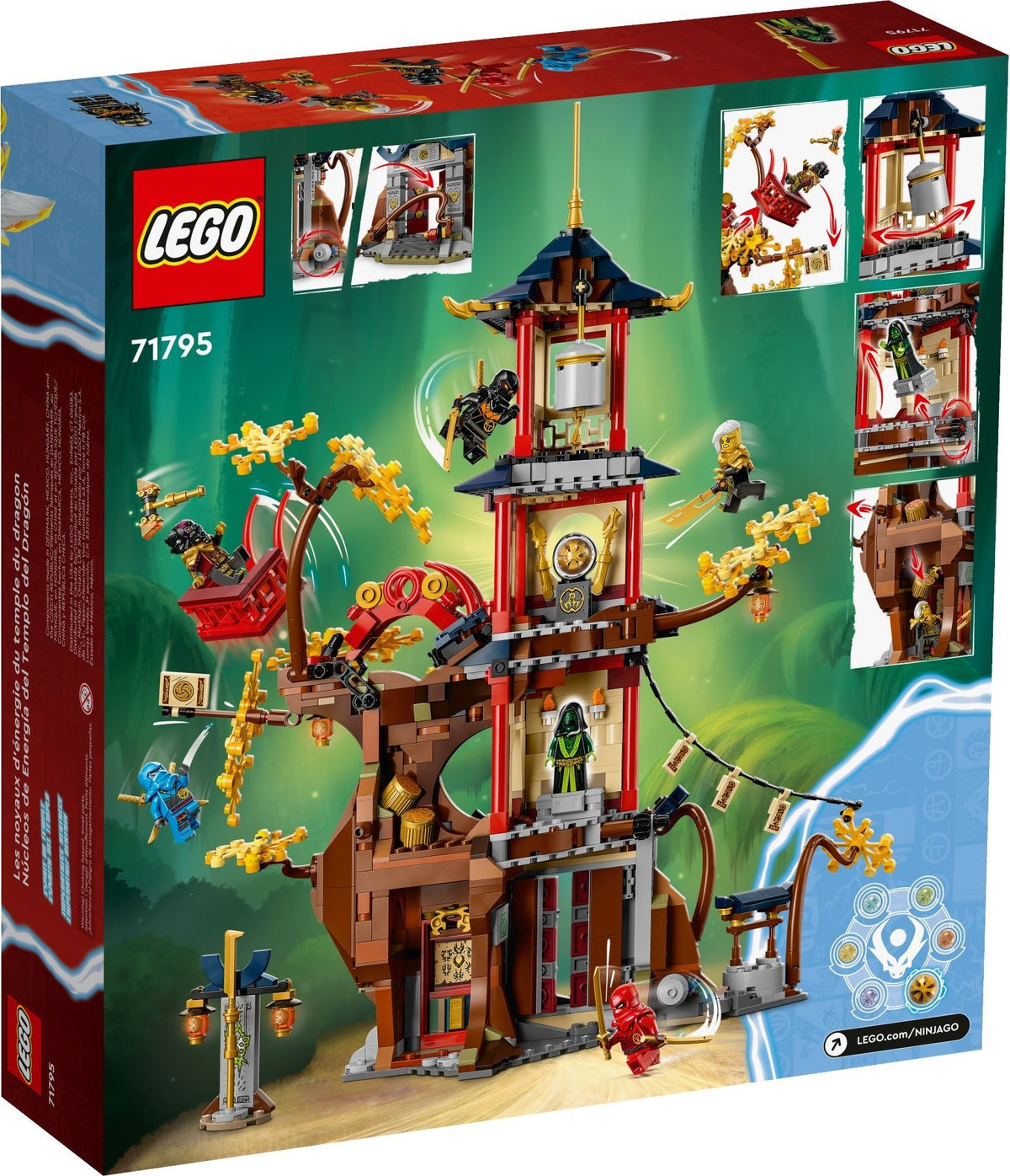 LEGO Ninjago 71795 Tempel der Drachenpower