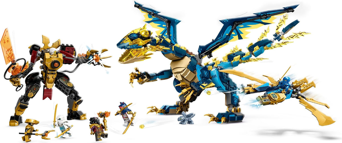 LEGO Ninjago 71796 Kaiserliches Mech-Duell gegen den Elementardrachen
