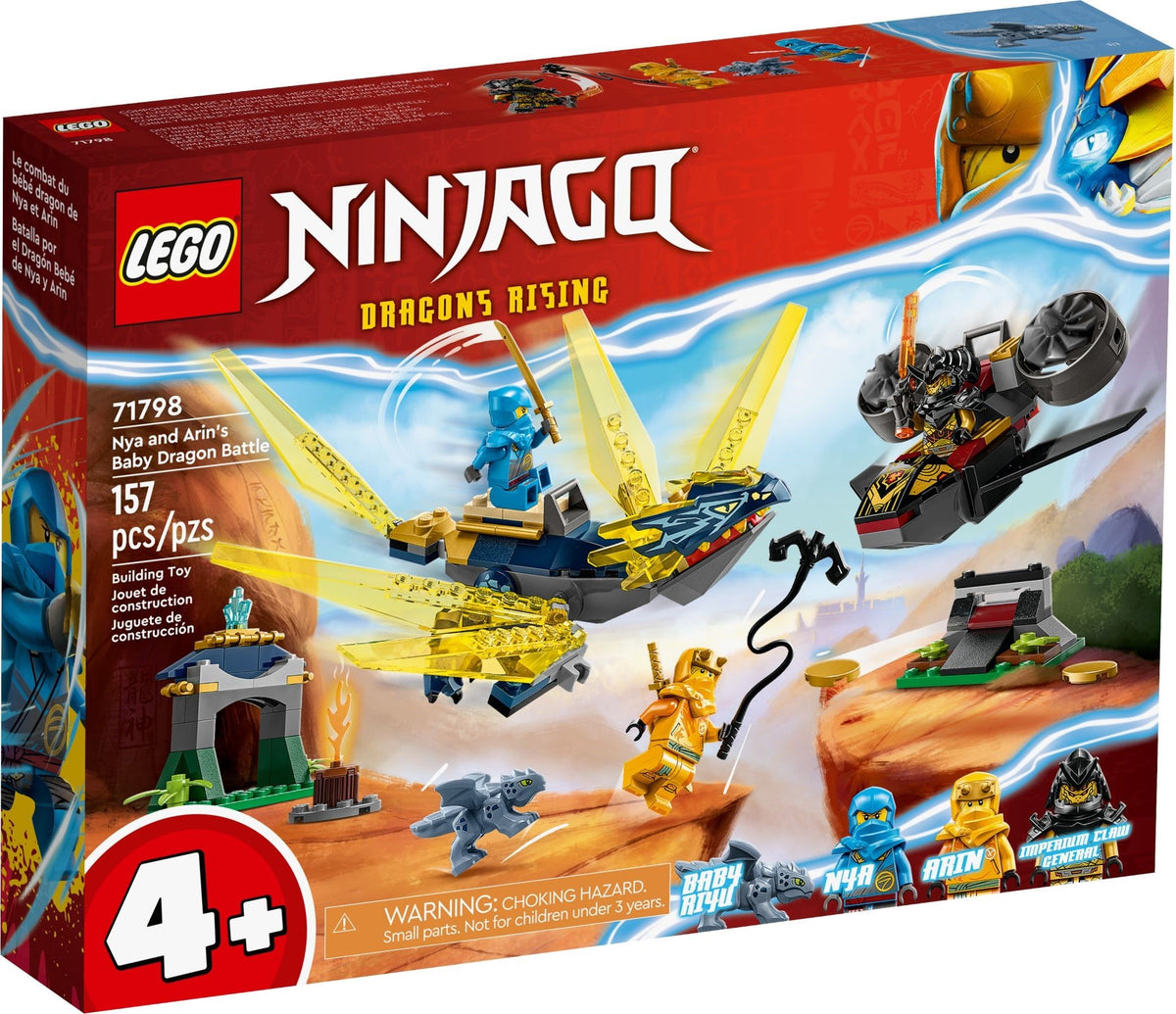 LEGO Ninjago 71798 Duell zwischen Nya und Arins Babydrachen