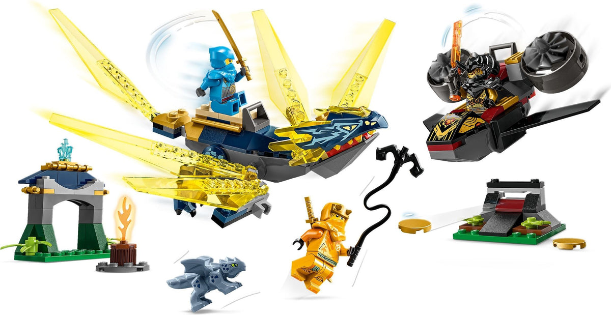 LEGO Ninjago 71798 Duell zwischen Nya und Arins Babydrachen