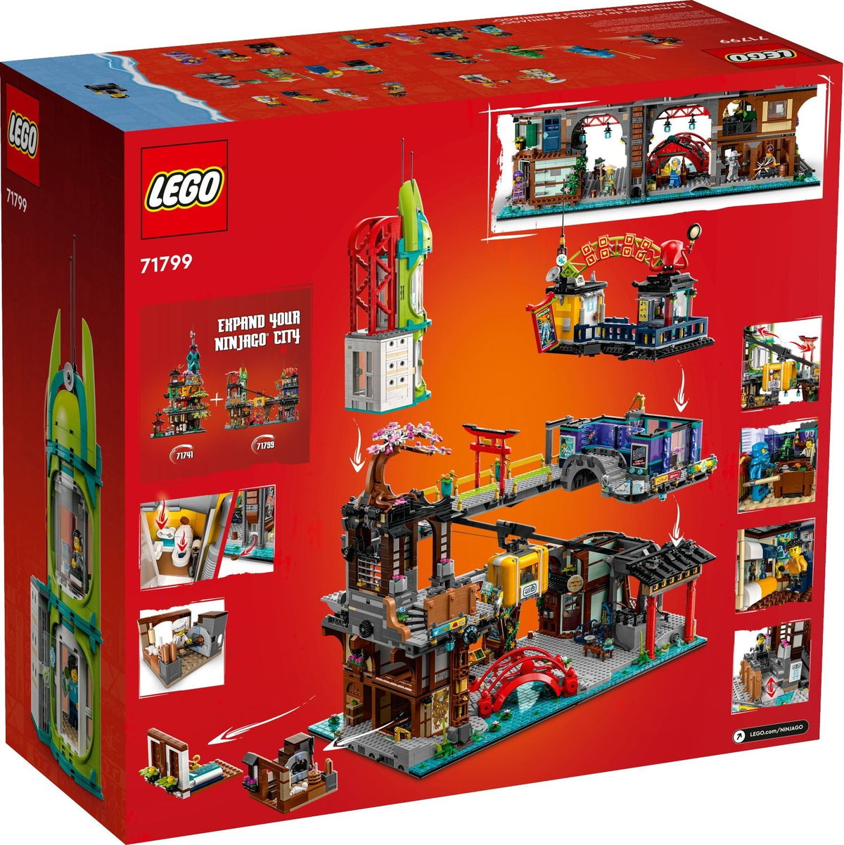 LEGO Ninjago 71799 Die Märkte von NINJAGO City