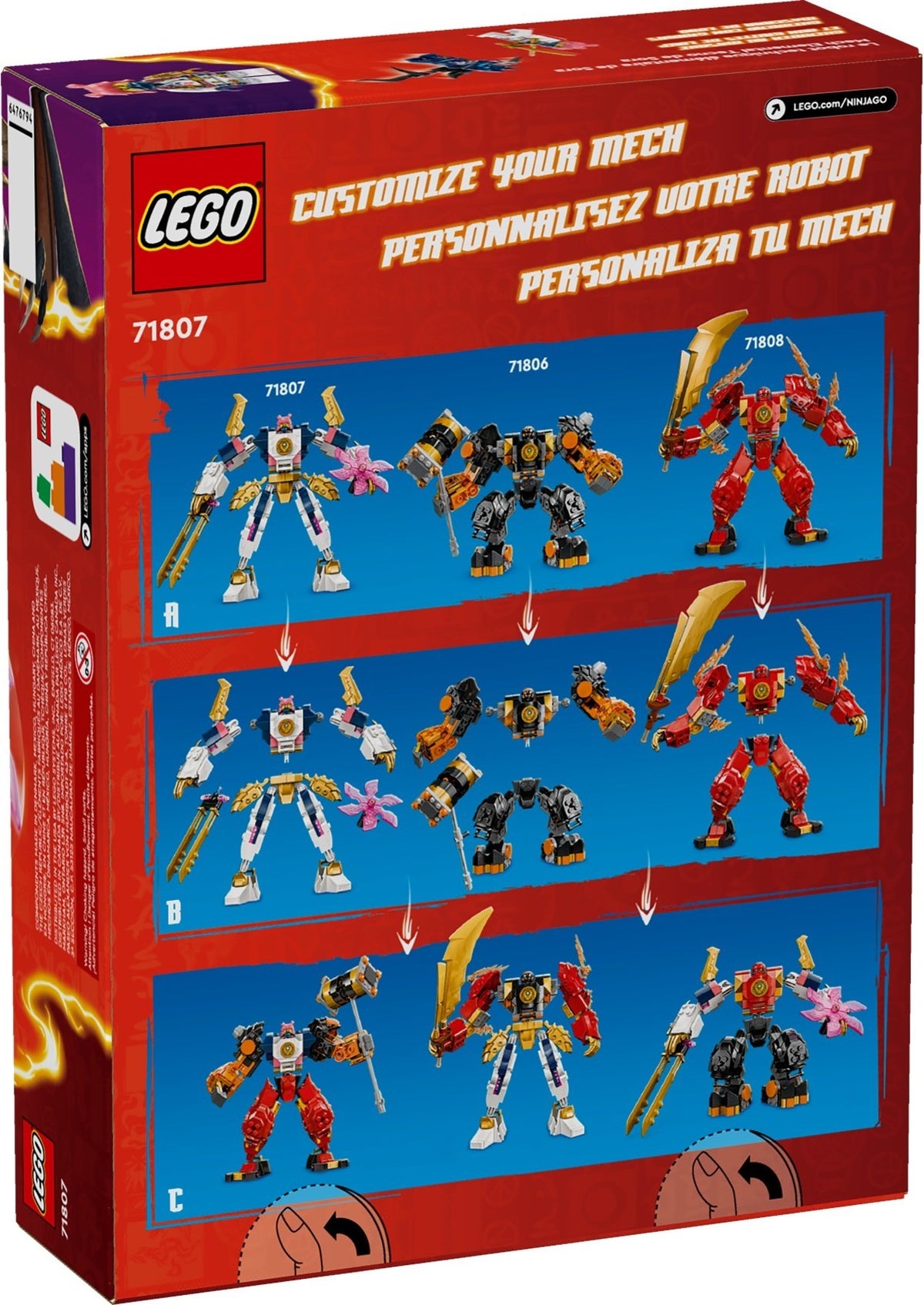 LEGO Ninjago 71807 Soras Technikmech
