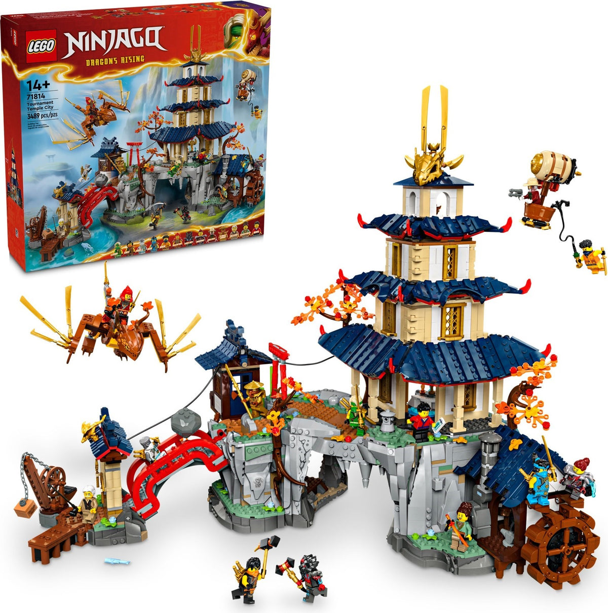 LEGO Ninjago 71814 Turnier-Tempelstadt