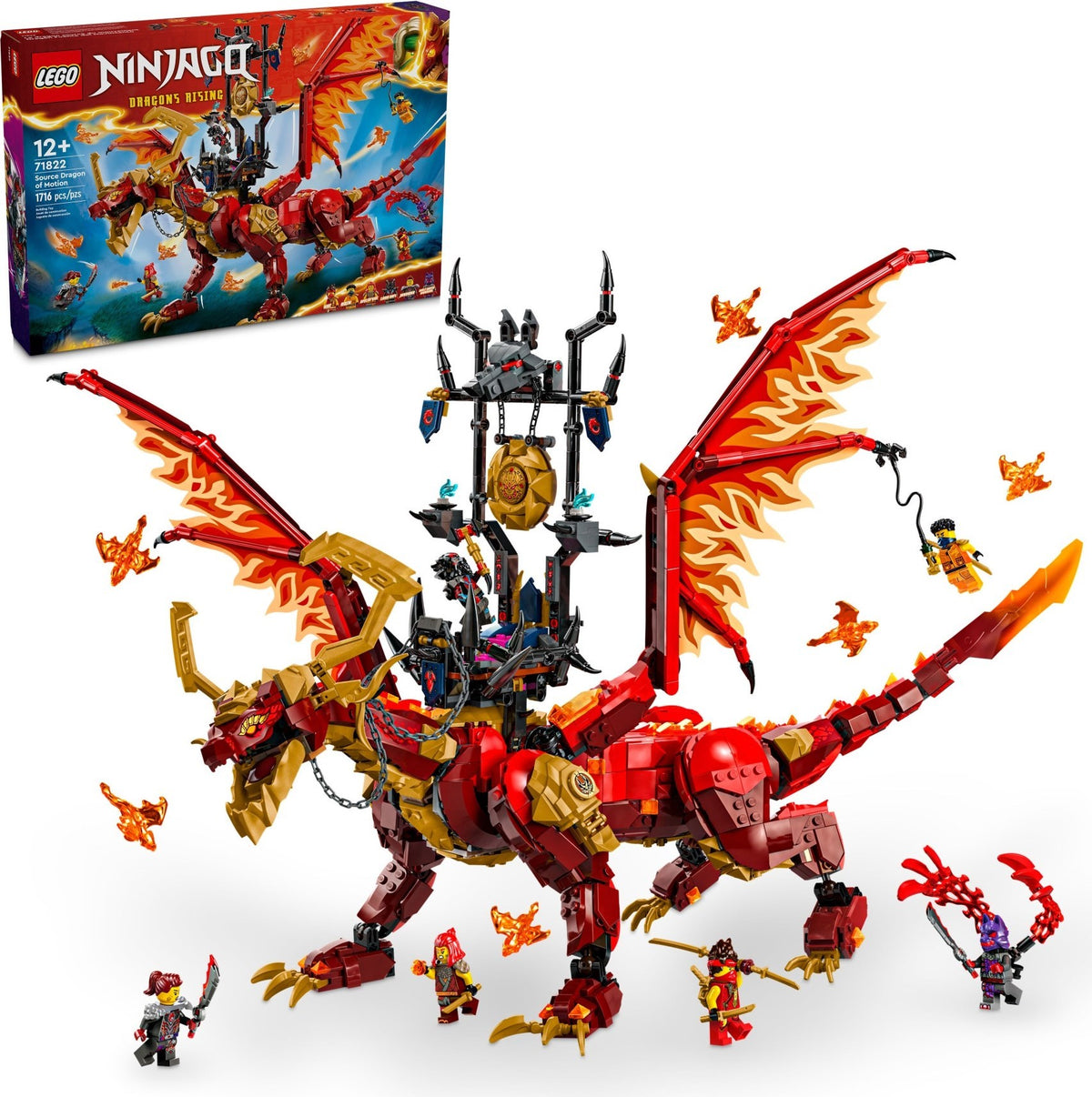 LEGO Ninjago 71822 Quelldrache der Bewegung