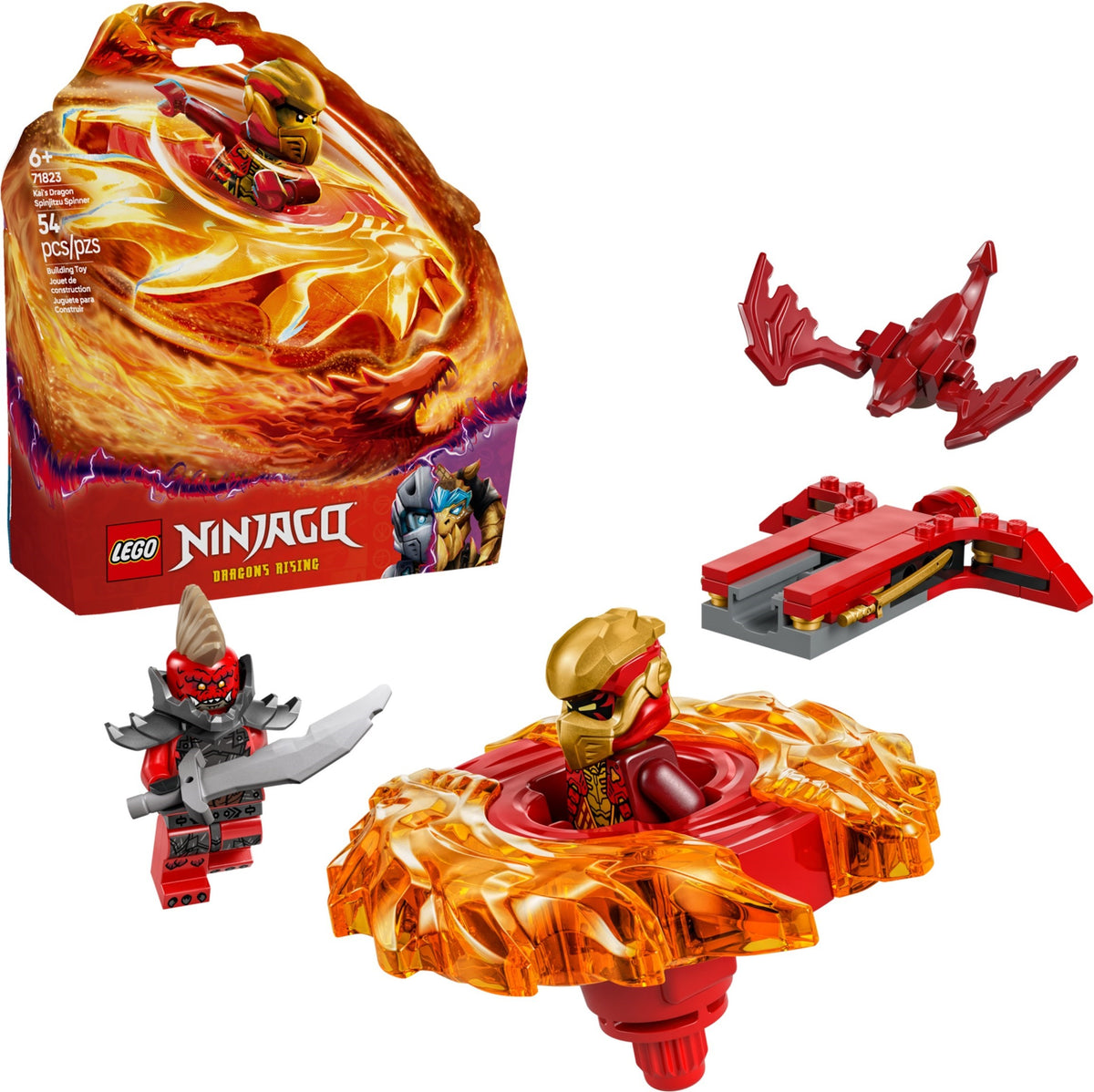 LEGO Ninjago 71823 Kais Drachen-Spinjitzu-Spinner