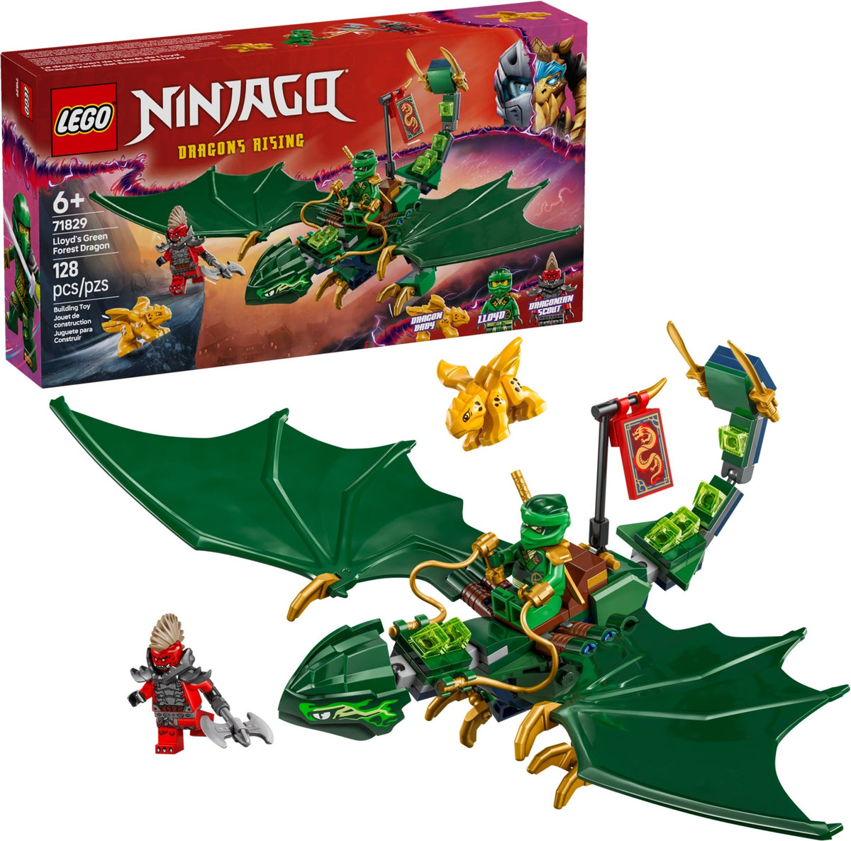 LEGO Ninjago 71829 Lloyds grüner Walddrache