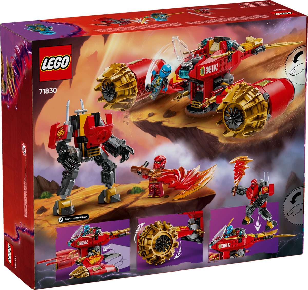 LEGO Ninjago 71830 Kais Sturmreiter-Mech