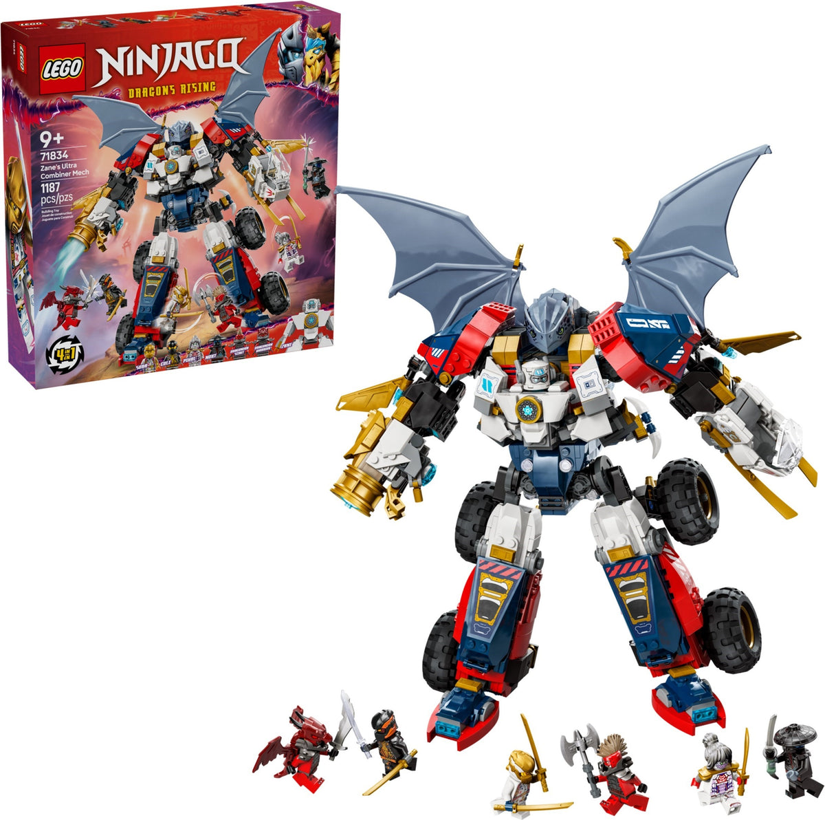 LEGO Ninjago 71834 Zanes Ultra-Kombi-Mech