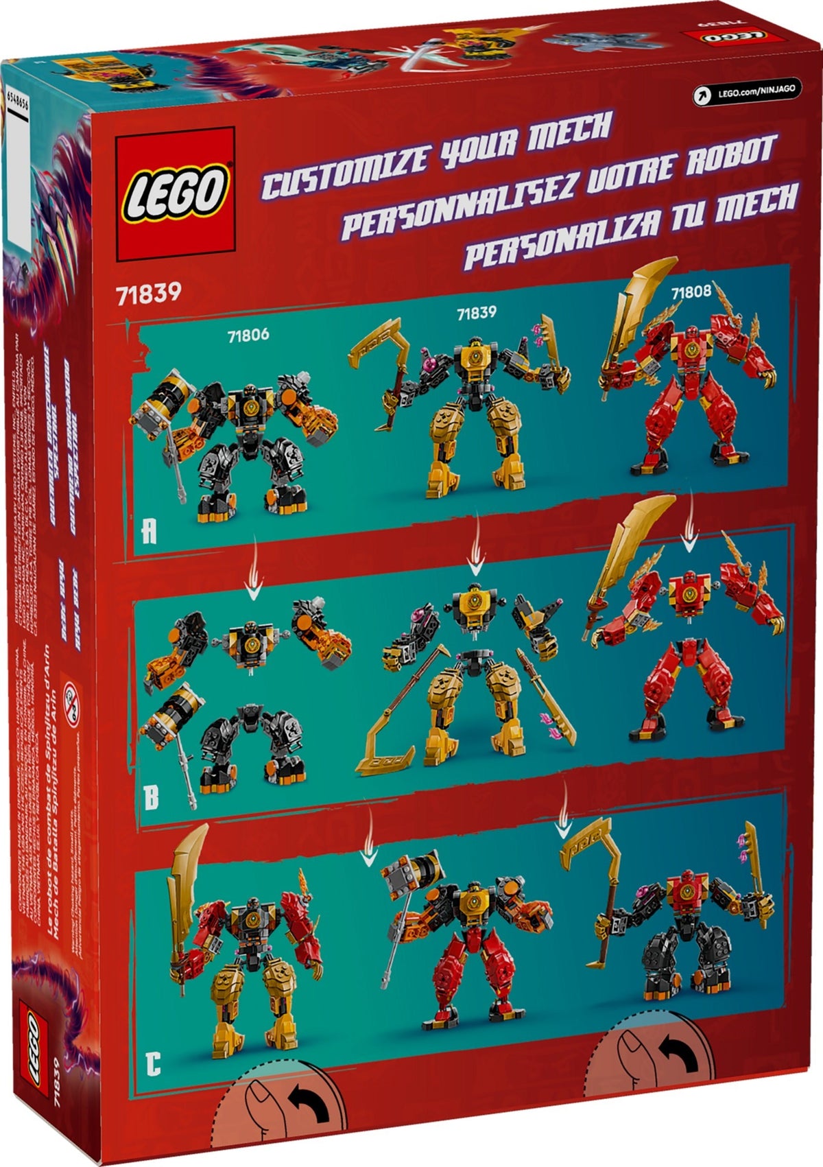 LEGO Ninjago 71839 Arins Spinjitzumech