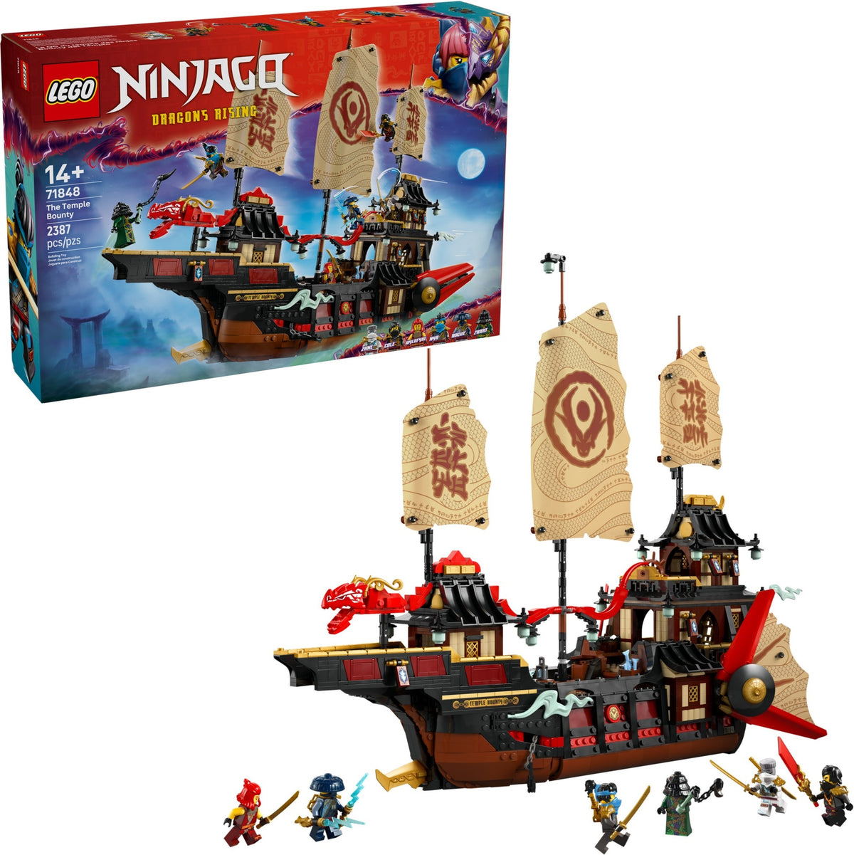 LEGO Ninjago 71848 Der Tempel-Flugsegler