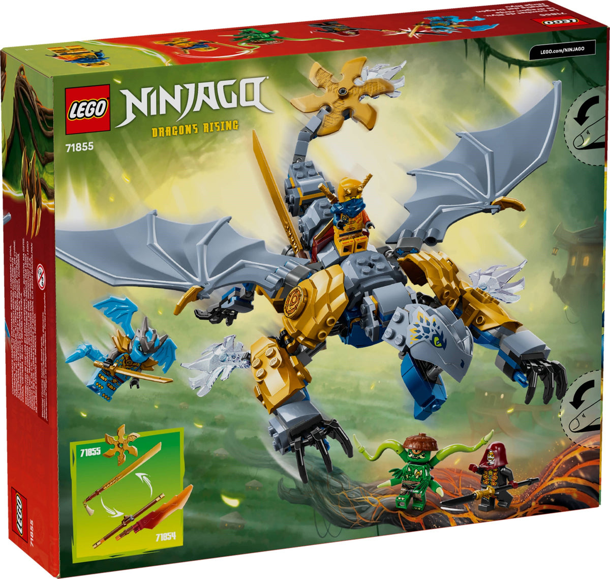 LEGO Ninjago 71855 Showdown mit dem Ninja-Drachen Riyu