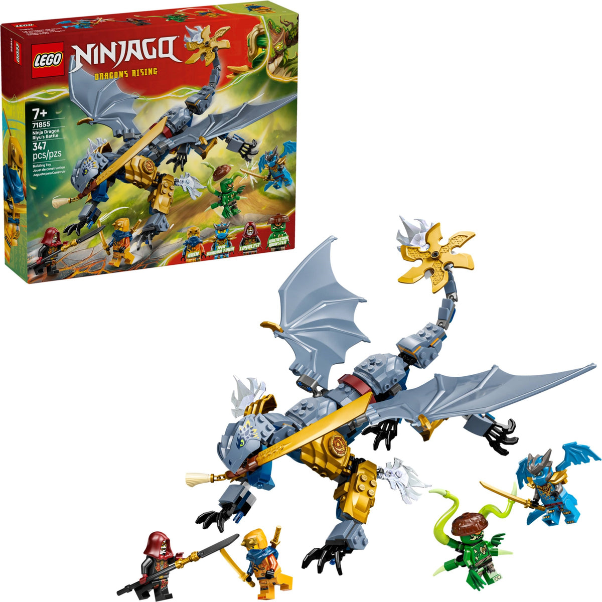 LEGO Ninjago 71855 Showdown mit dem Ninja-Drachen Riyu