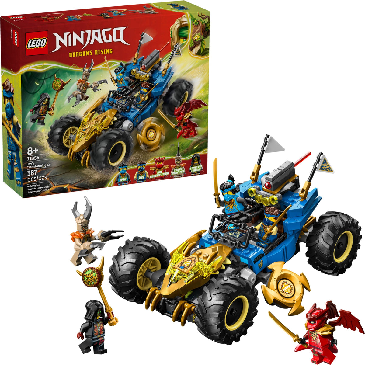 LEGO Ninjago 71856 Jays Transformationsflitzer