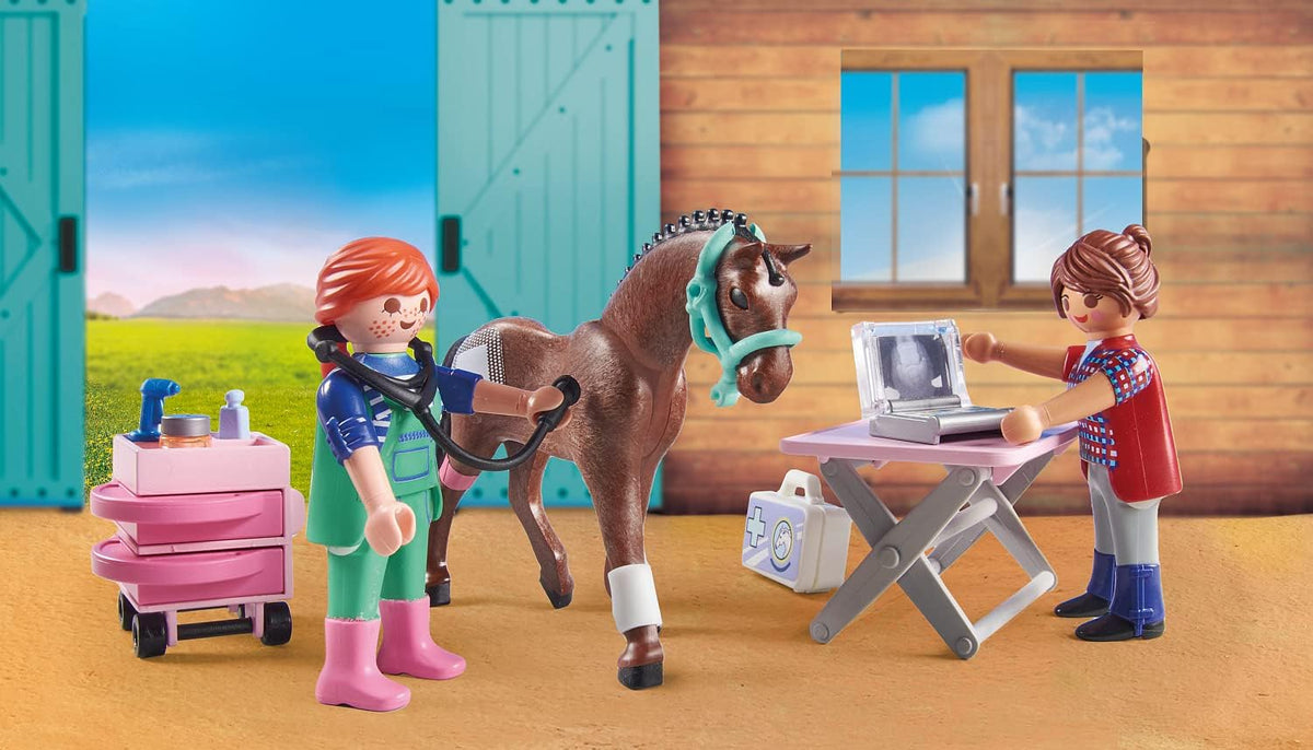 PLAYMOBIL Country 71241 Tierärztin für Pferde