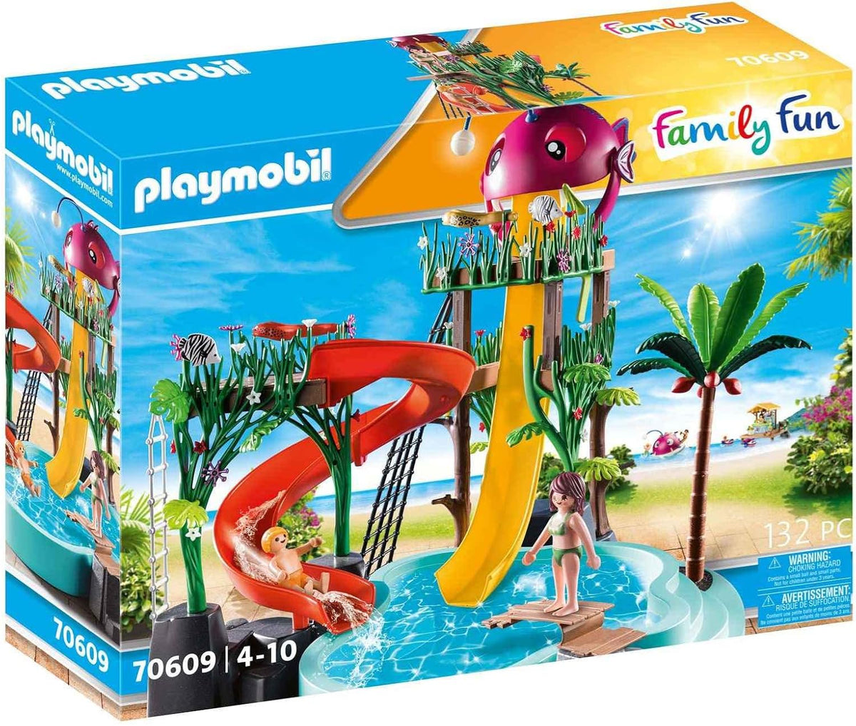 PLAYMOBIL Family Fun 70609 Aqua Park mit Rutschen